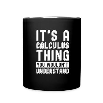 Mathématiques Mathématiques - Mug uni - noir - Devant