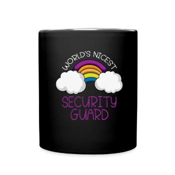 Security Security Guard Security Service - Full Colour Mug - black - Front
