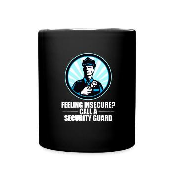 Security Security Guard Security Service - Full Colour Mug - black - Front