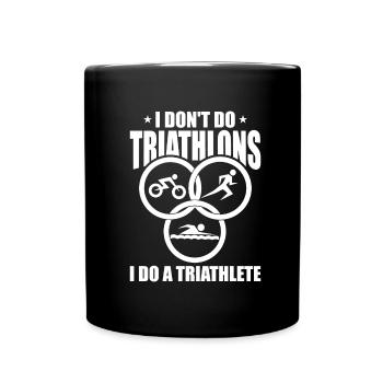 Triathlon - Mug uni - noir - Devant