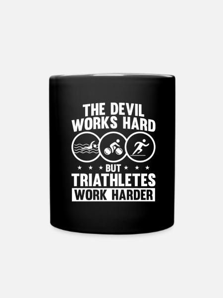 Triathlon - Mug uni - noir