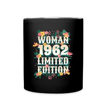 Birthday Woman born in 1962 Woman 60 years - Full Colour Mug - black - Front