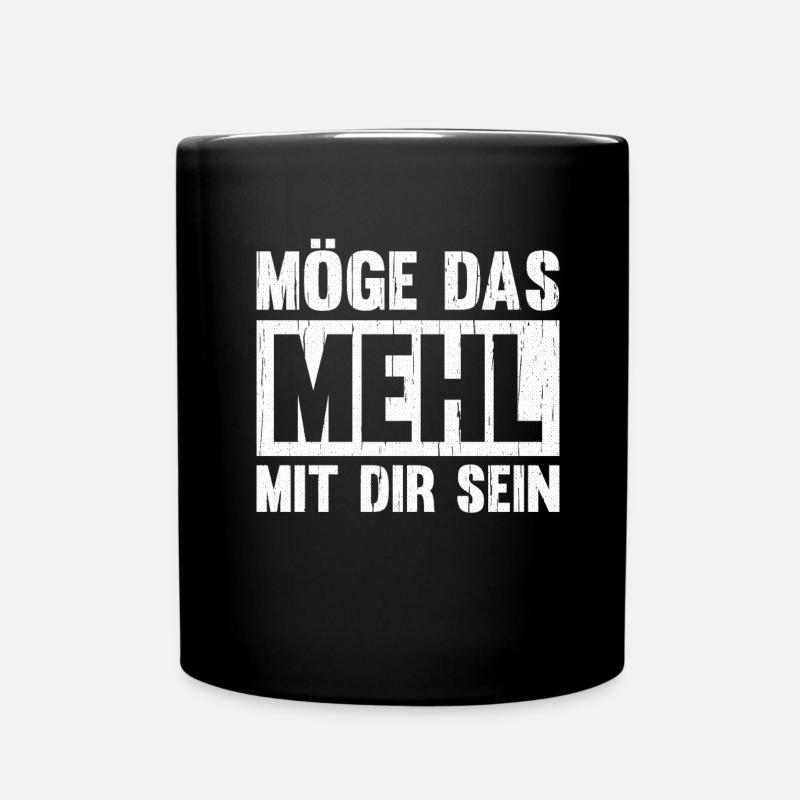 Bäcker Backen Konditor - Tasse einfarbig - Schwarz