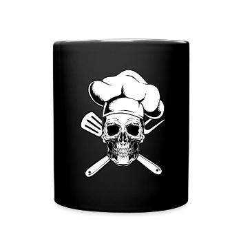 Grilling Grill Master BBQ Grill King - Full Colour Mug - black - Front