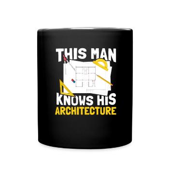 Architect - Full Colour Mug - black - Front