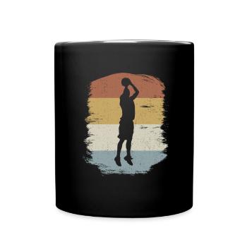 Basketball Basketballer - Full Colour Mug - black - Front