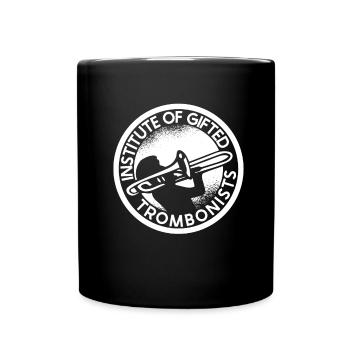 Trombone - Mug uni - noir - Devant