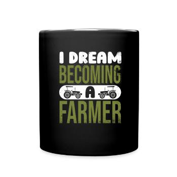 Farmer Farmer Agriculture - Full Colour Mug - black - Front