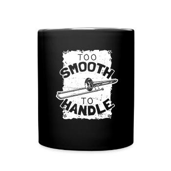 Posaune - Tasse einfarbig - Schwarz - Vorne