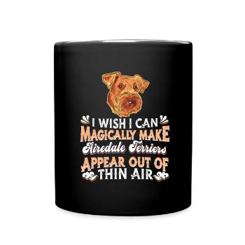Airedale Terrier Chien - Mug uni - noir - Devant