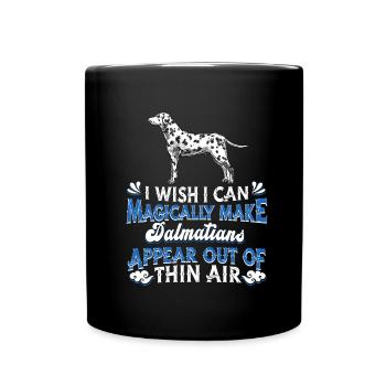 Dalmatian Dog - Full Colour Mug - black - Front