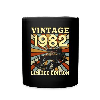Vintage 40 Ans 1982 40e Anniversaire - Mug uni - noir - Devant