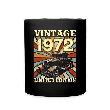 Vintage 50 Ans 1972 50e Anniversaire - Mug uni - noir - Devant