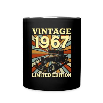 Vintage 55 Ans 1967 55e Anniversaire - Mug uni - noir - Devant