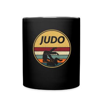 Judo Judoka - Tasse einfarbig - Schwarz - Vorne