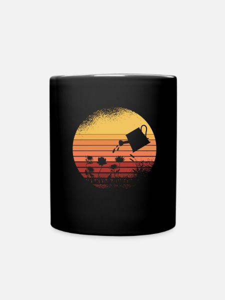 Jardin Hobby Jardinier Plantes Fleurs Jardinier - Mug uni - noir