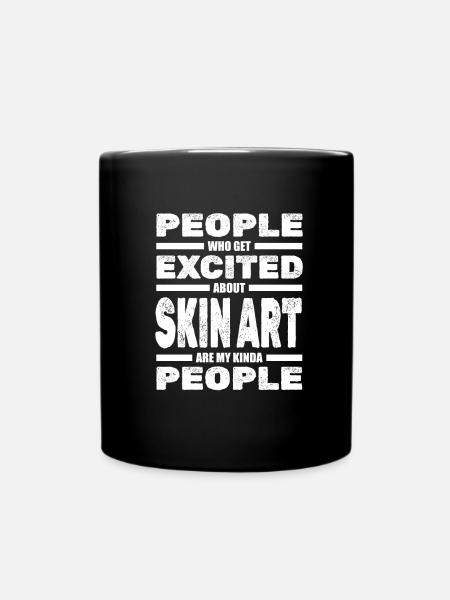 Tätowierung Tattoo Kunst Tätowierer - Tasse einfarbig - Schwarz