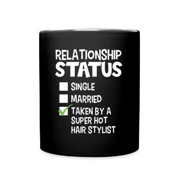Drôle son et son idée de cadeau Coiffeur - Mug uni - noir - Devant