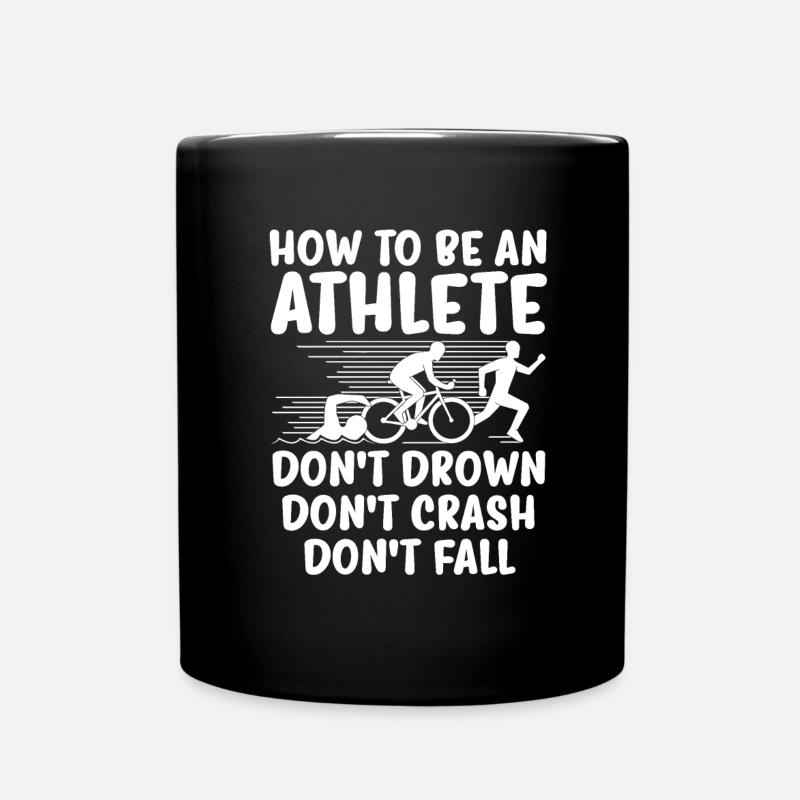 Triathlon - Tasse einfarbig - Schwarz