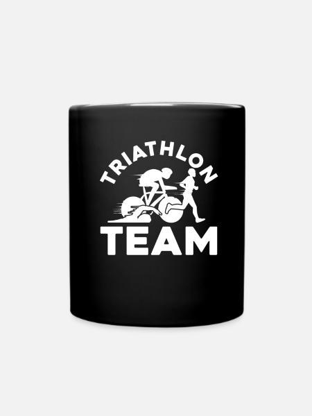 Triathlon - Tasse einfarbig - Schwarz