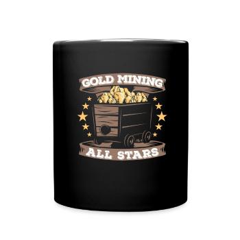 Gold Mining Gold Mine - Full Colour Mug - black - Front