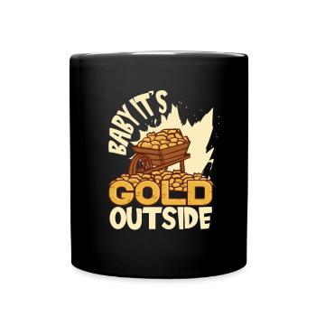 Gold Mining Gold Mine - Full Colour Mug - black - Front