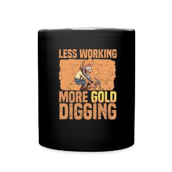 Gold Mining Gold Mine - Full Colour Mug - black - Front