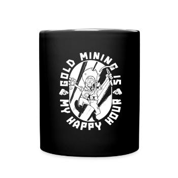 Gold Mining Gold Mine - Full Colour Mug - black - Front