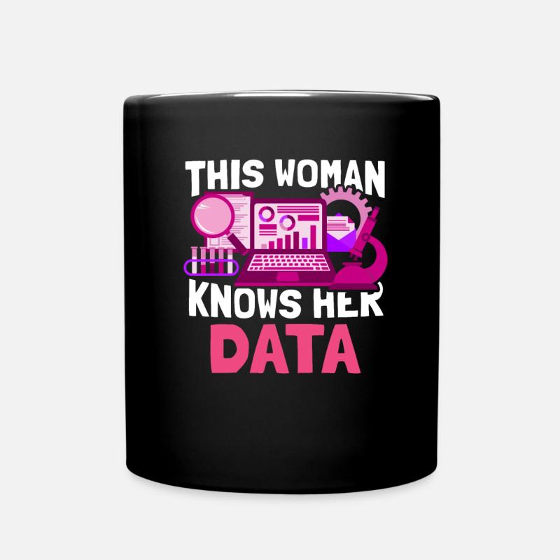 Big Data Science Engineer Scientist Analyst - Tasse einfarbig - Schwarz