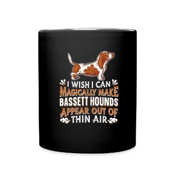 Bassett Chien Chien - Mug uni - noir - Devant