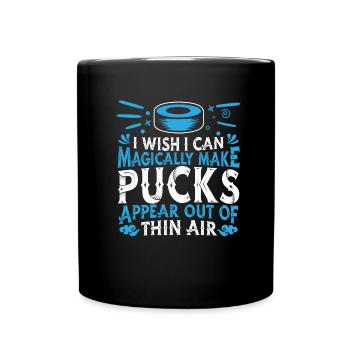Hockey sur glace Équipe de joueurs de hockey sur glace - Mug uni - noir - Devant