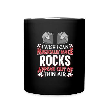 Geologist Stones Stone Collector Petrology - Full Colour Mug - black - Front