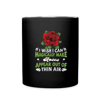 Rose Roses Rose Garden Jardinier - Mug uni - noir - Devant