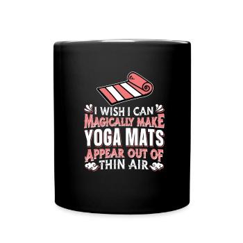 Yoga Yogi - Full Colour Mug - black - Front