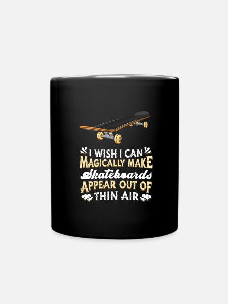 Skateboard Skateboarder Skater - Full Colour Mug - black