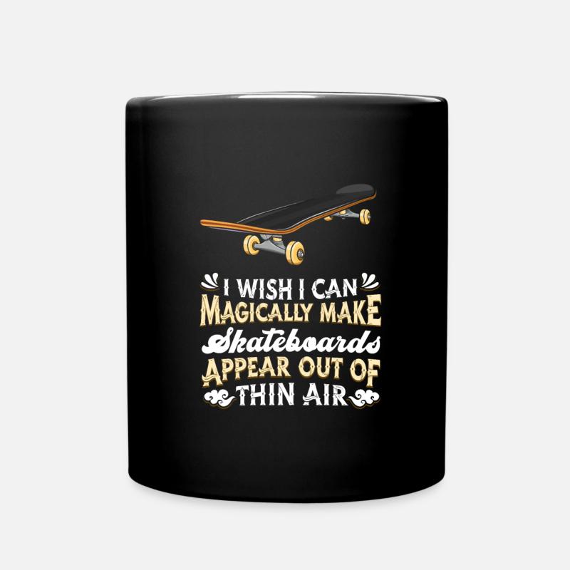 Skateboard Skateboarder Skater - Tasse einfarbig - Schwarz