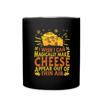 Cheese - Full Colour Mug - black - Front