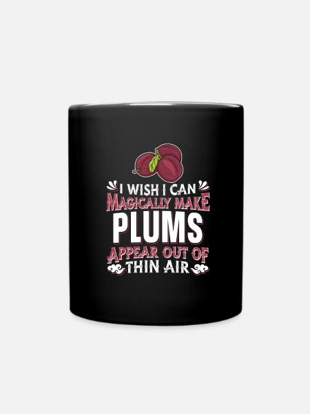 Plums - Full Colour Mug - black