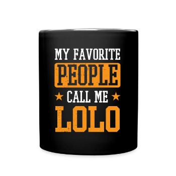 Hommes Fête des Pères Gramps Mes gens préférés Appellent - Mug uni - noir - Devant