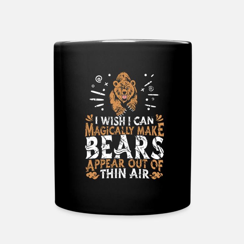 Grizzly Bear Ours brun - Mug uni - noir