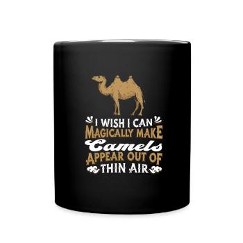 Les chameaux piétinent le dromadaire animal - Mug uni - noir - Devant