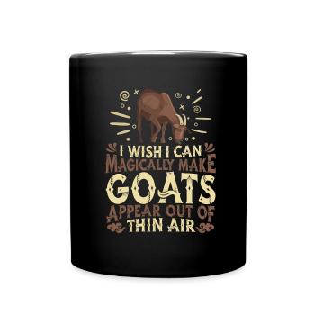 Éleveur de chèvres Agriculteur Farm Shepherd - Mug uni - noir - Devant