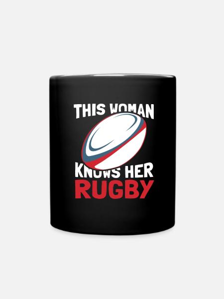 Rugby - Mug uni - noir