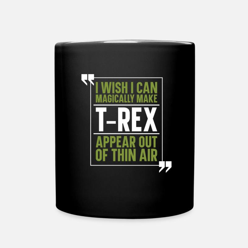 T-Rex Tyrannosaurus Rex - Mug uni - noir
