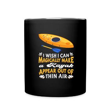 Kajak Kayak - Mug uni - noir - Devant