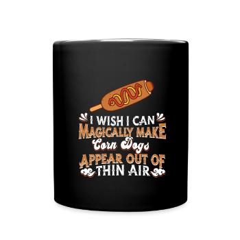 Corn dog - Full Colour Mug - black - Front