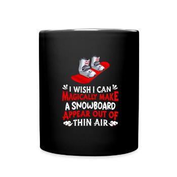 Snowboard Snowboarder Snowboarding - Full Colour Mug - black - Front
