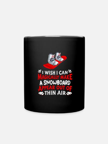 Snowboard Snowboarder Snowboarding - Full Colour Mug - black
