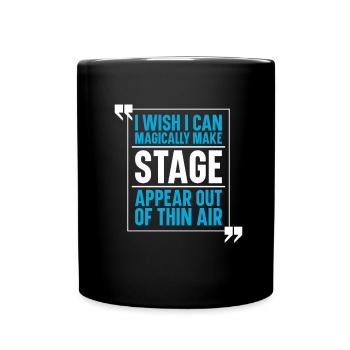 Theater - Tasse einfarbig - Schwarz - Vorne