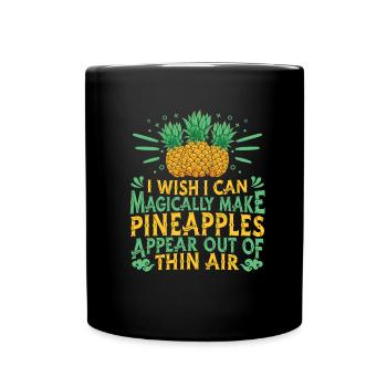Pineapple - Full Colour Mug - black - Front